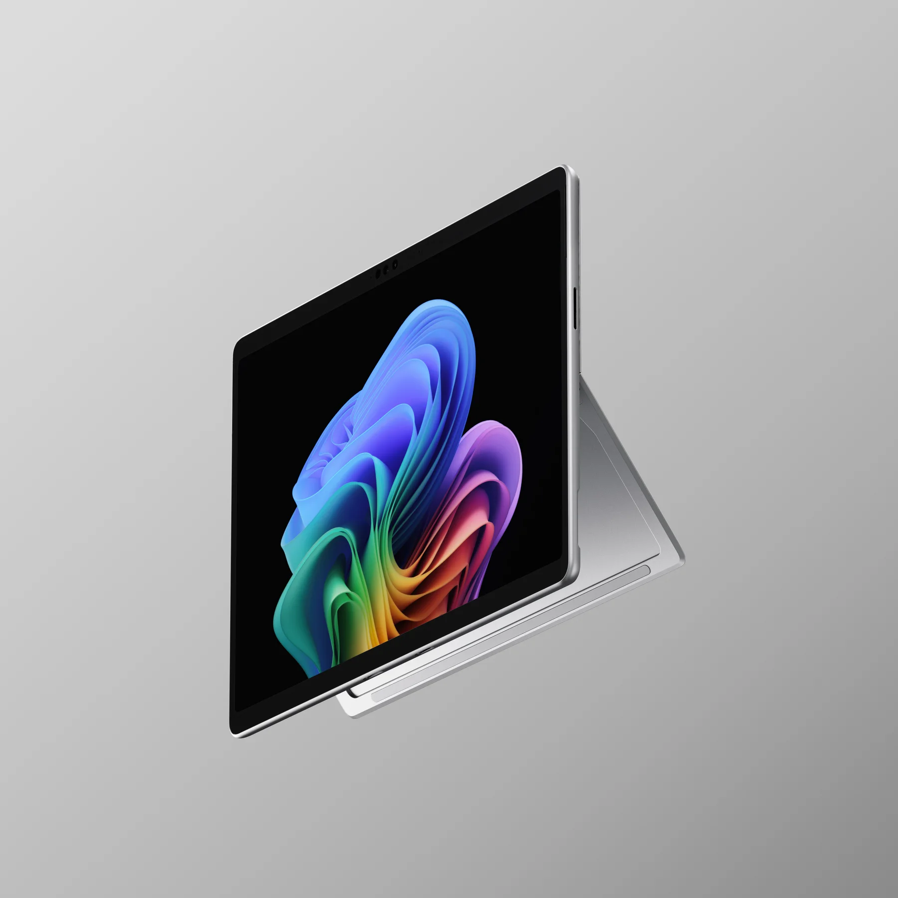 Microsoft Surface Pro device in platinum